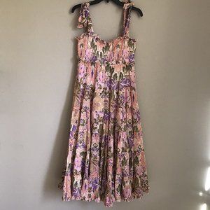 Zimmermann Violet Tiered Sundress